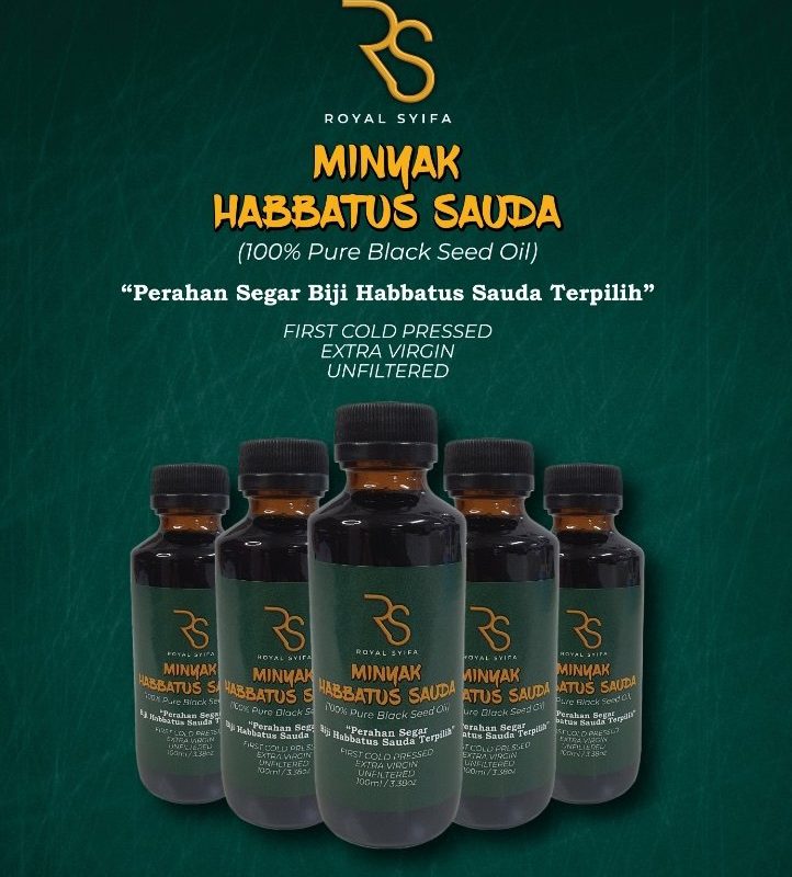 MINYAK HABBATUS SAUDA ASLI by ROYAL SYIFA