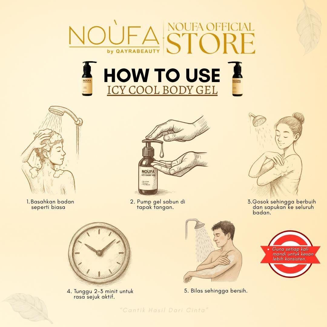 Noufa Icy Cool Body Gel - Image 11