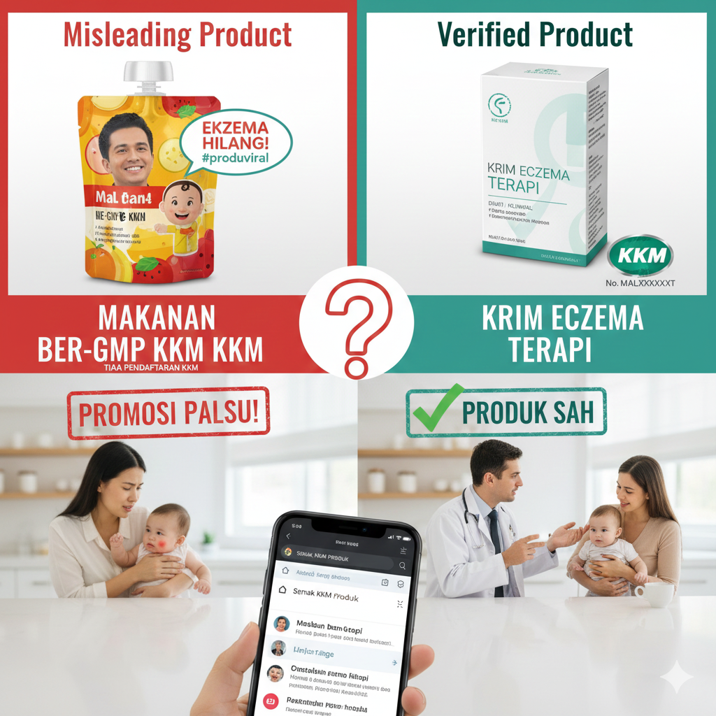 Produk Kesihatan KKM vs Produk Makanan