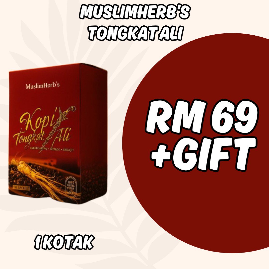 Kopi Tongkat Ali Muslim Herbs Harga